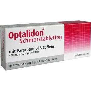 Optalidon Schmerztabletten mit Paracetamol&Coffein, 20 ST
